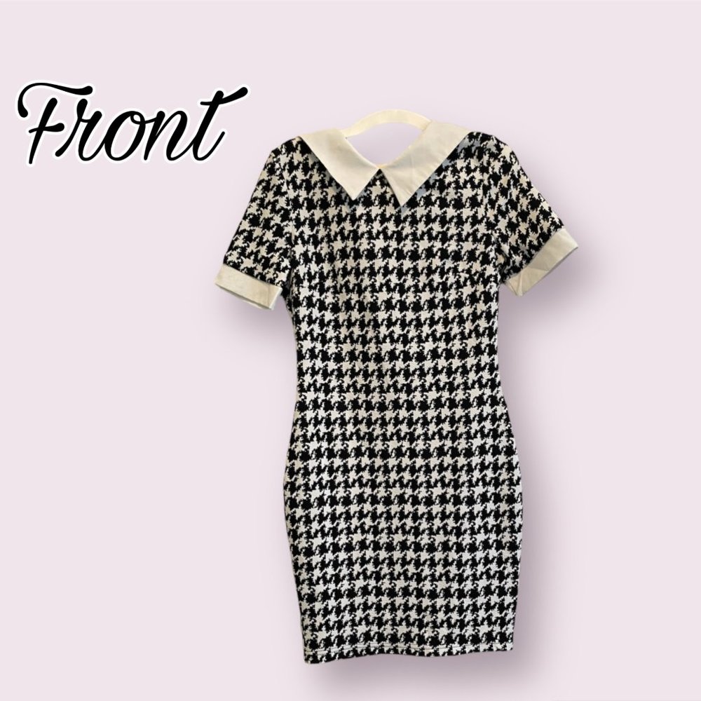 SHEIN Houndstooth Dress (NWOT)